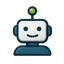 Chatbot / Roboter – Icon (farbig)