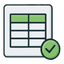 Datenpflege / Tabelle – Icon (farbig)
