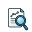 Dokumentenanalyse – Icon (farbig)