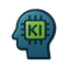 Künstliche Intelligenz (KI) – Icon (farbig)