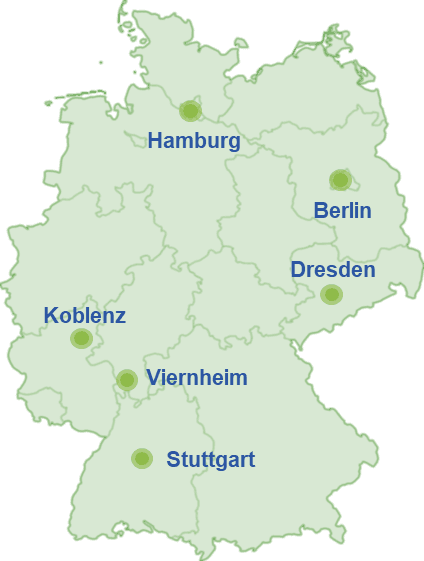 Standorte in Deutschland